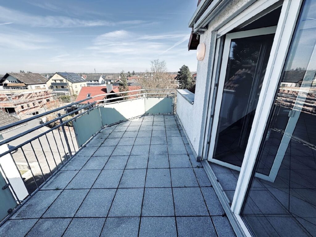 groß wie eine Terrasse, Feldblick inklusive
