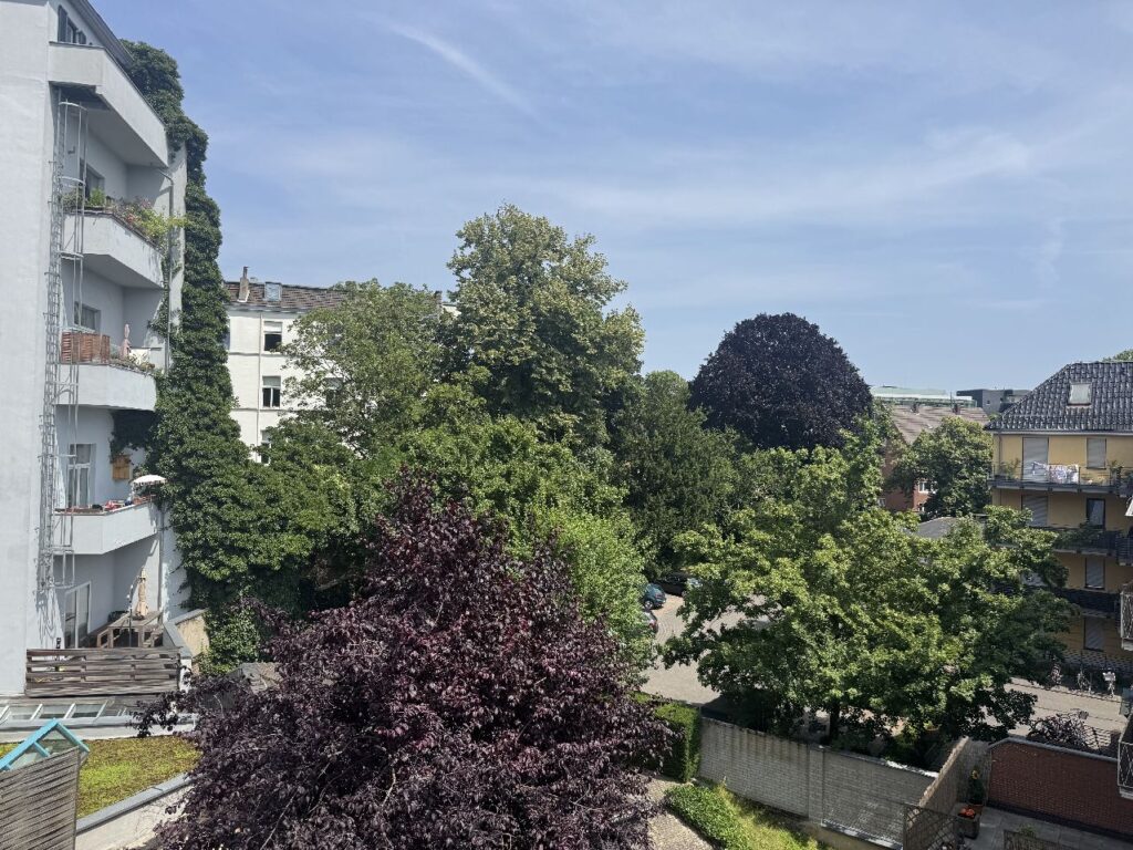 Ihr Blick vom Balkon