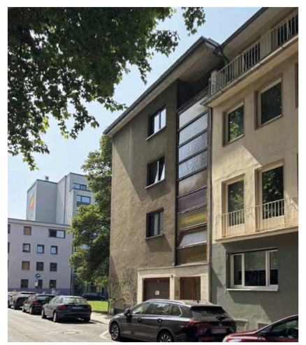 Straßenansicht vor Modernisierung