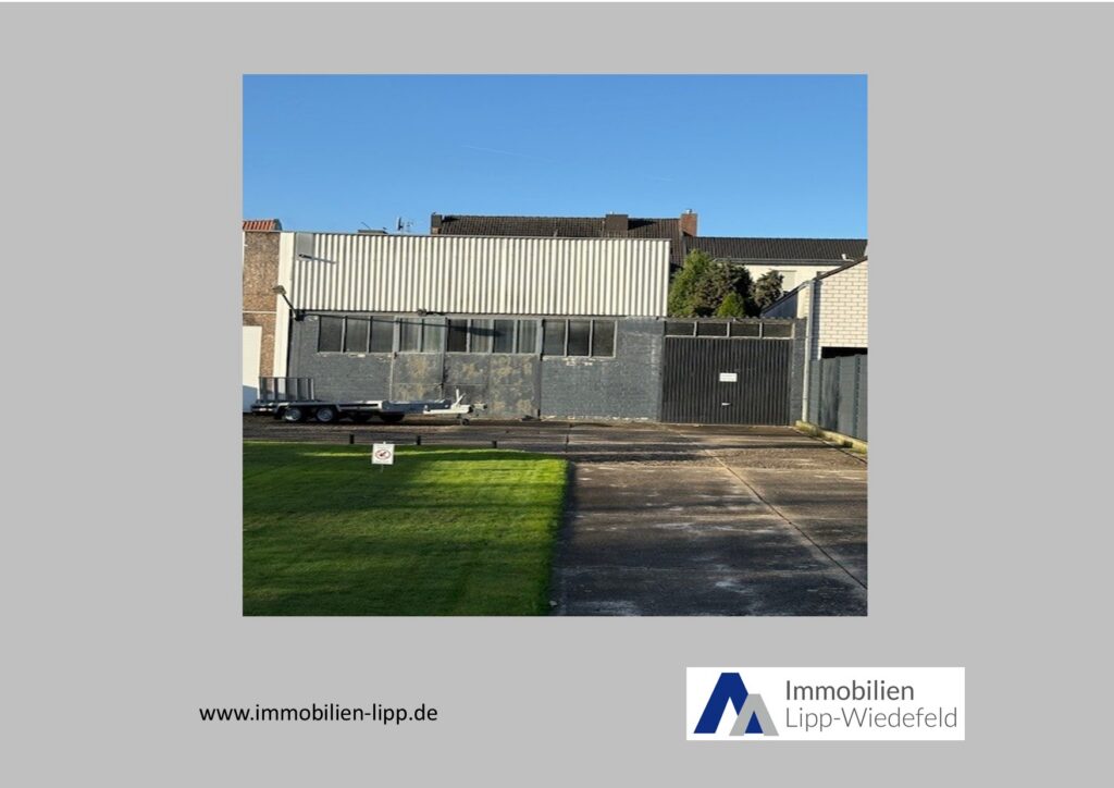 Halle und Garage für 3 Autos