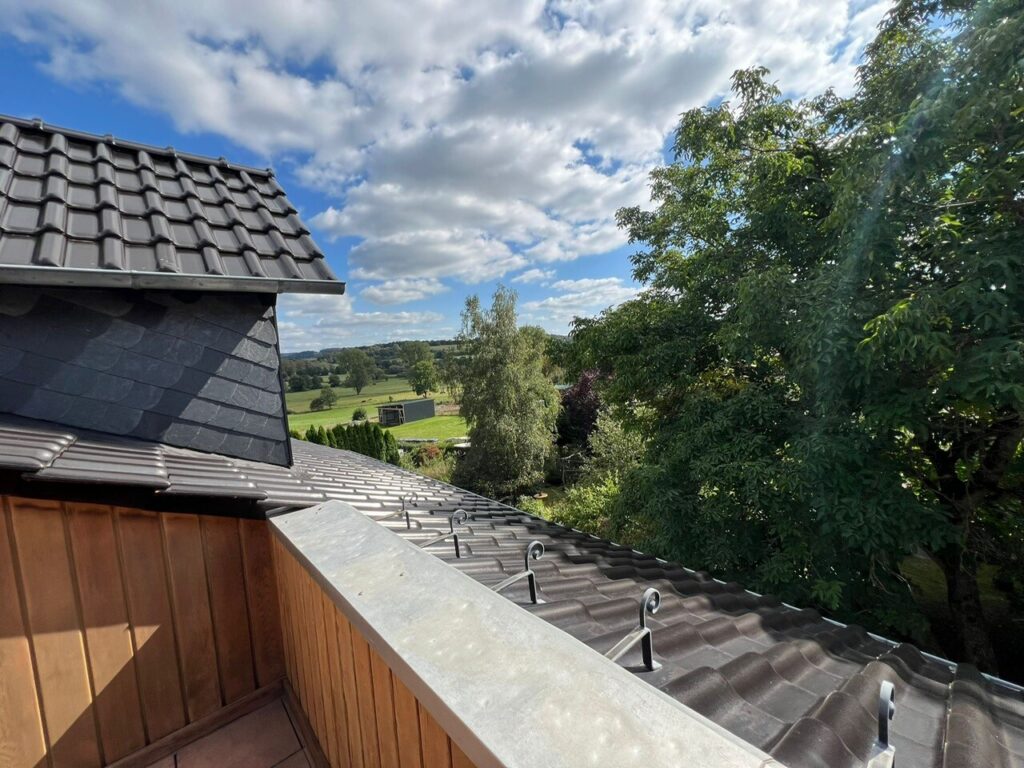 Der Blick von der Terrasse IM OG