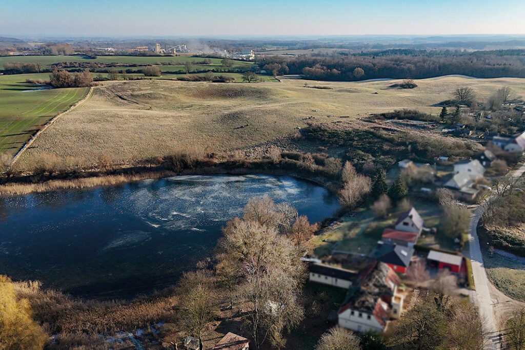 Luftaufnahme linksbündig