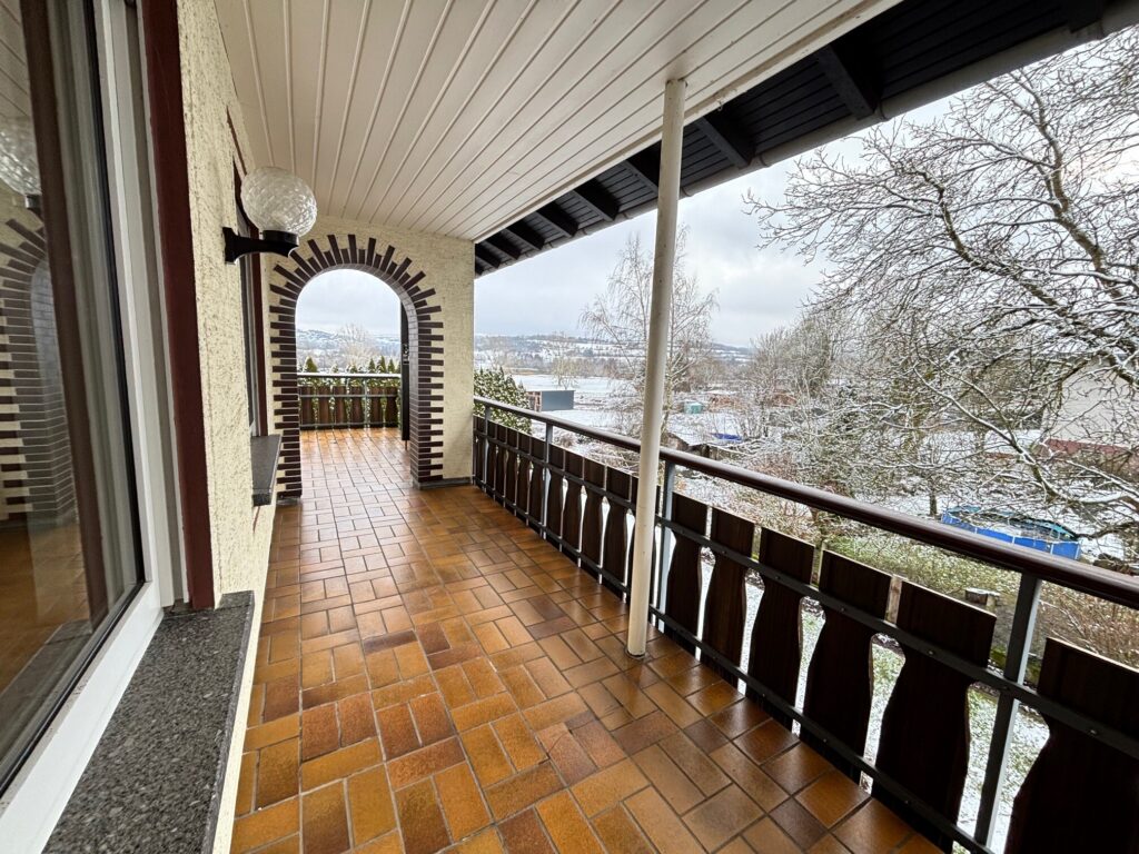 Der Blick von der Terrasse IM OG