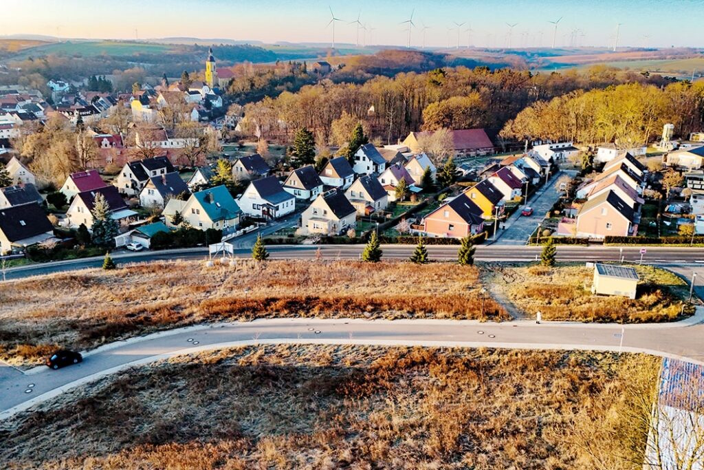 Luftaufnahme Frontansicht