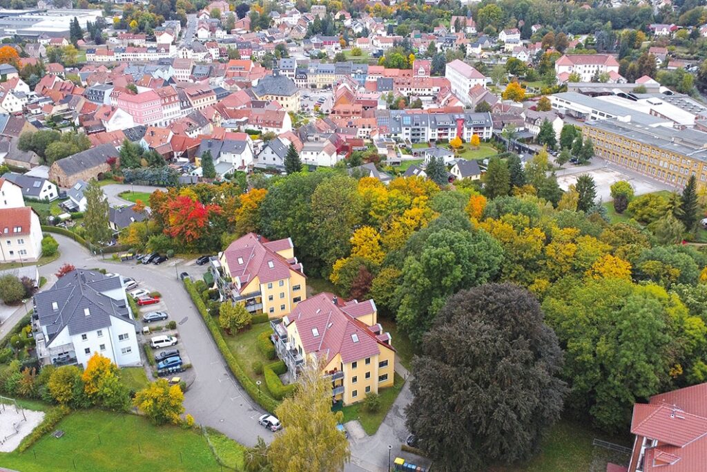 Luftaufnahme in Richtung Norden
