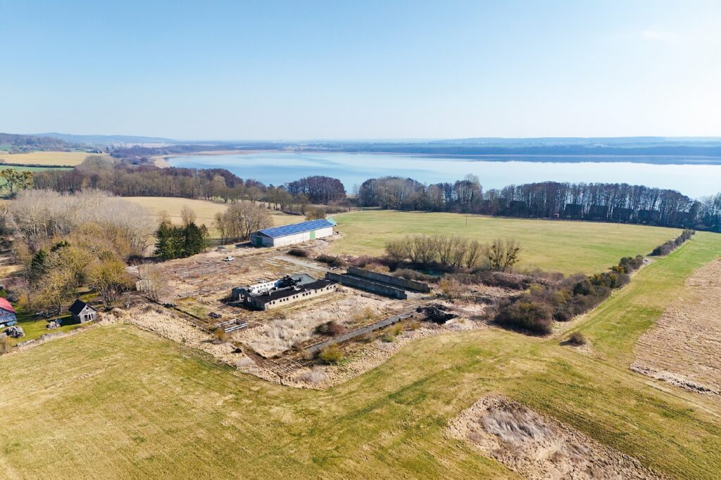 Luftaufnahme mit Malchiner See