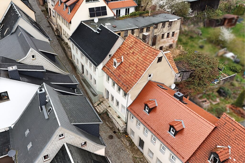 Luftaufnahme von rechts