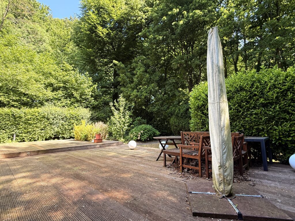 Sonnige Terrasse