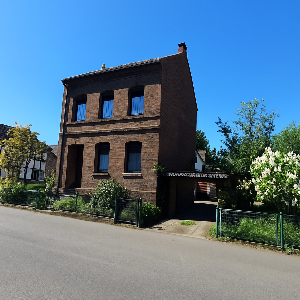 Straßenansicht rechts ...