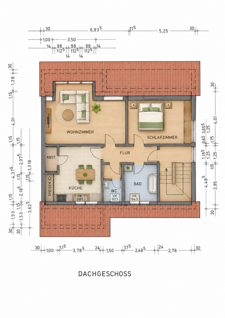 Grundriss Wohnung