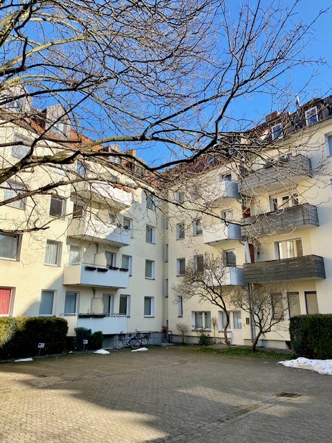 Hinterhof-Ansicht