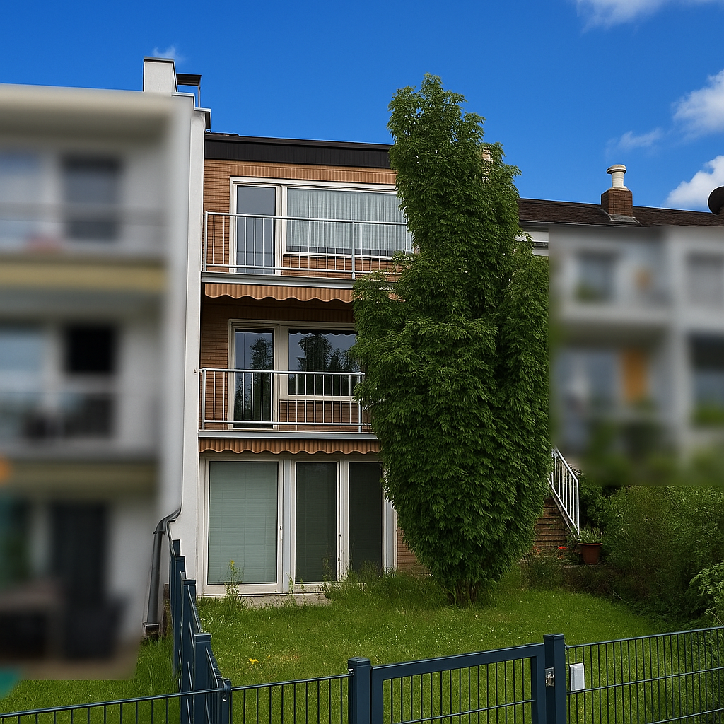 Der Blick vom Balkon