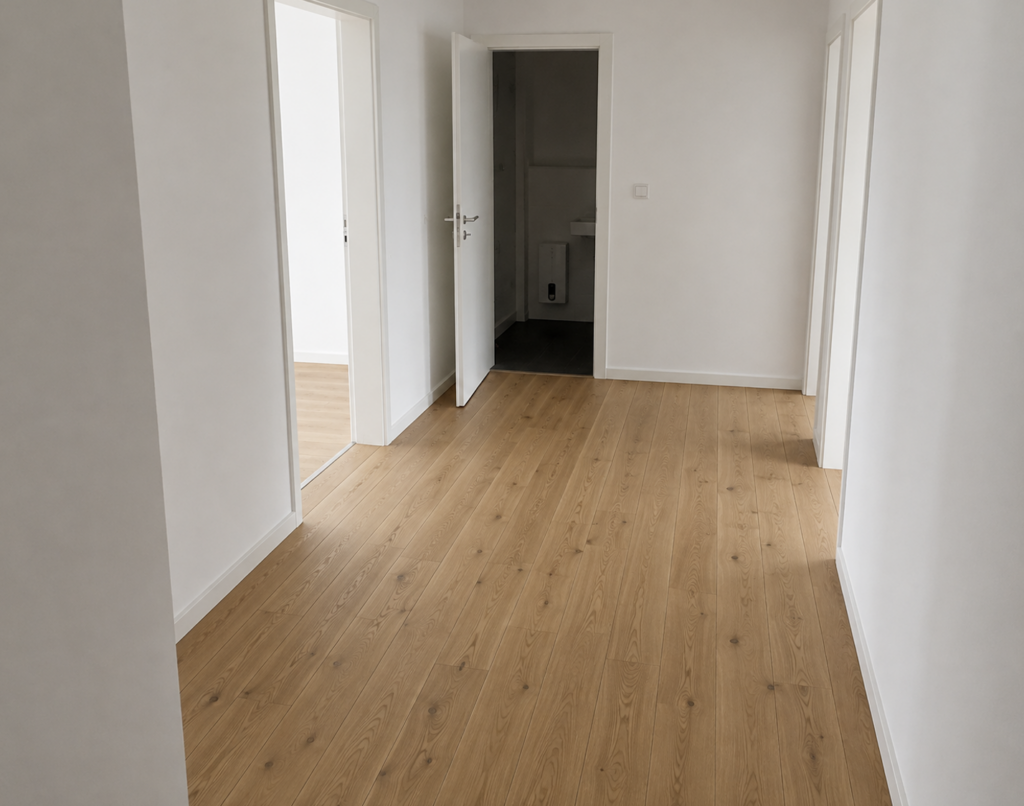 Neuer Parkett in allen Räumen