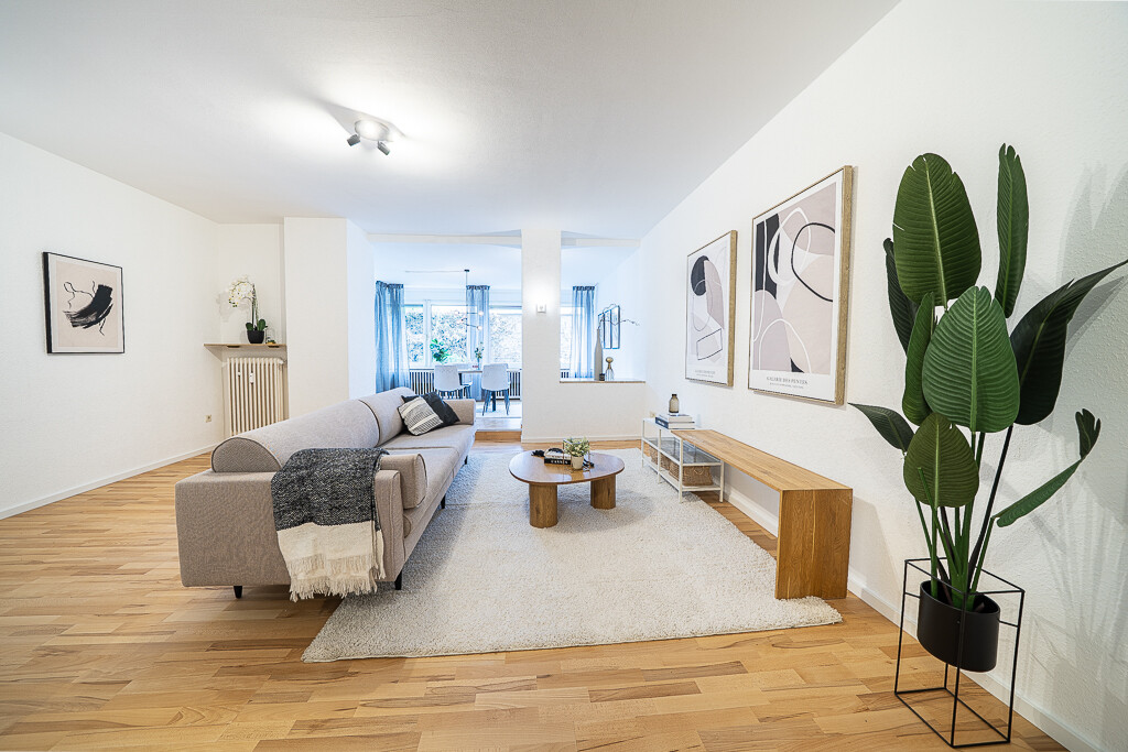 Wohnzimmer und Wintergarten