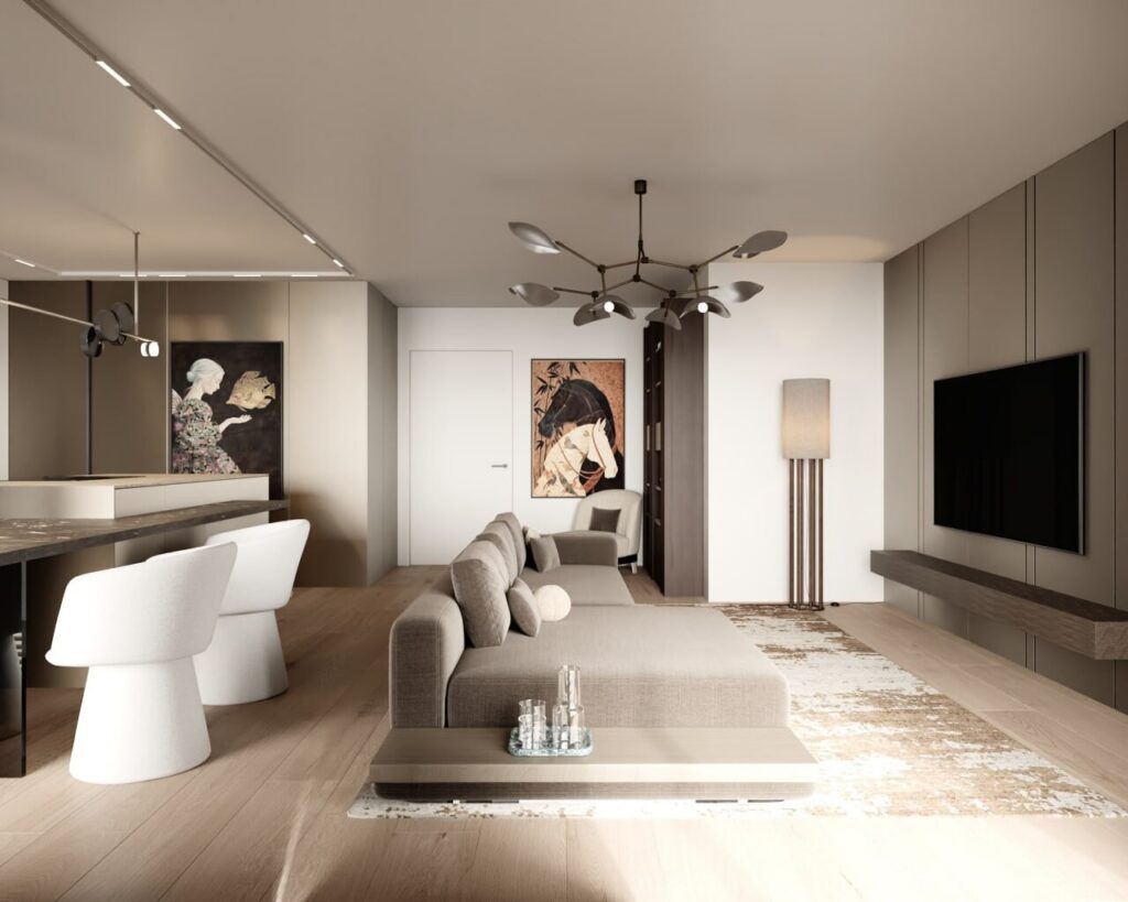 Visualisierung Wohnzimmer