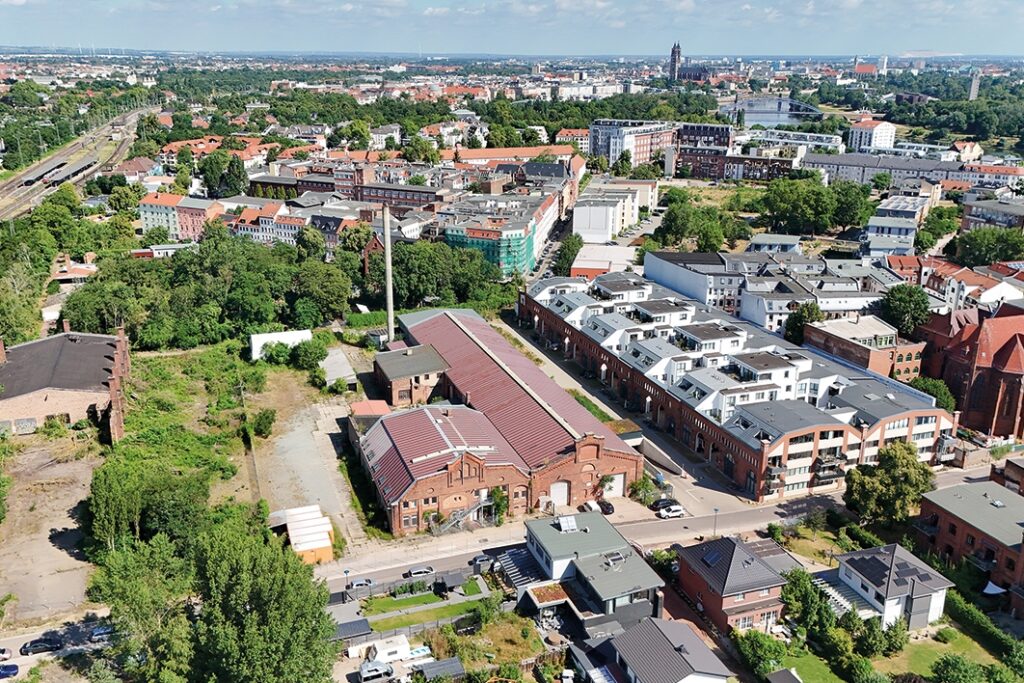 Luftbild mit Umgebung