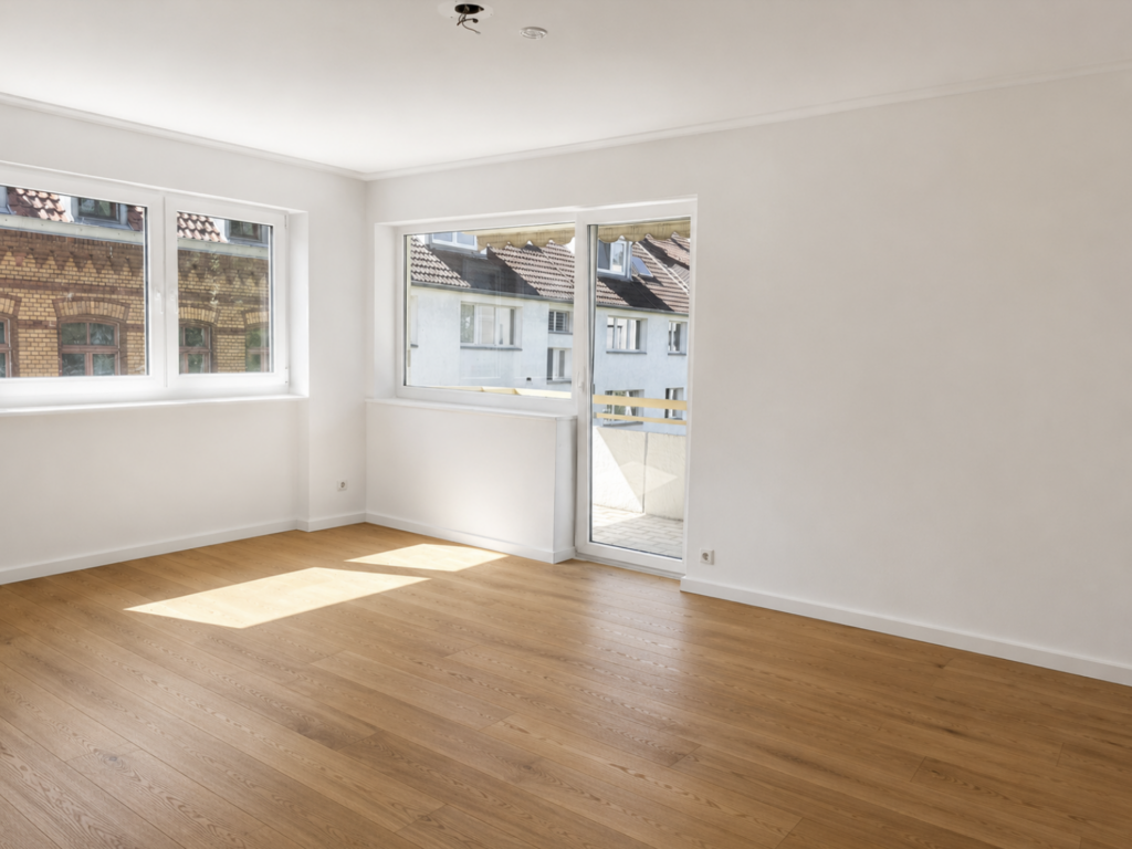 Neuer Parkett im Wohnzimmer